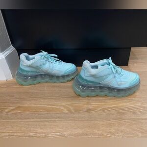 SHOES 53045 Bump'Air Platform Sneaker (Unisex) blue mint size 7.5 US/38 EU